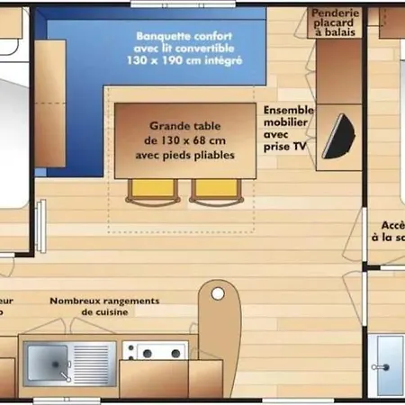 3 Etoiles - Piscine - Ccbbgcb Кемпинг *