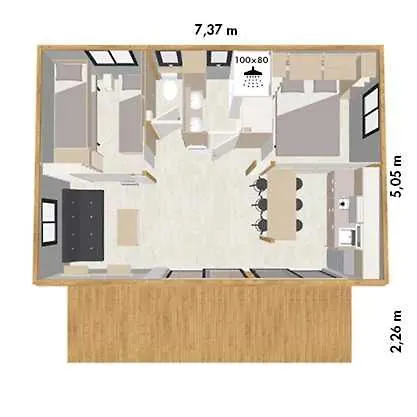 3 Etoiles - Piscine - Ccbbgcc Chalet